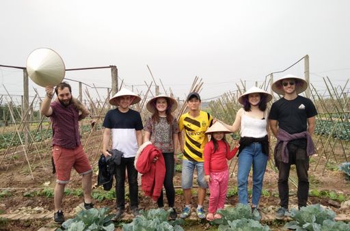 Farm tour & home cooking with local family in Hanoi